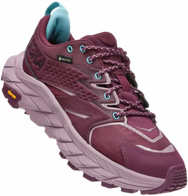 Hoka One One Women's Anacapa Low GTX Running Shoes Grape Wine/Elderberry-2